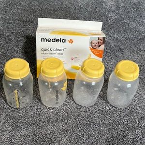 Medela 5 oz bottles quick clean micro- steam bags
